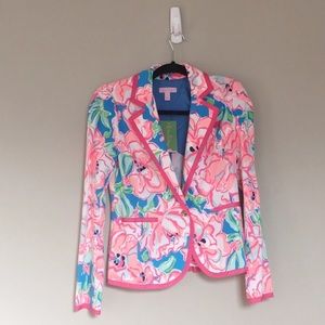 NWT Lilly Pulitzer Malibu Blazer Lucky Charm